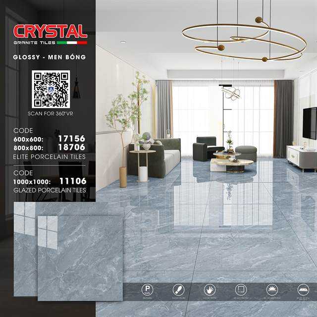 Gạch Takao Crystal 17156 100x100