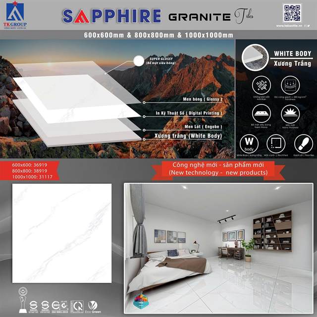 Gạch Takao Sapphire 31117 100x100