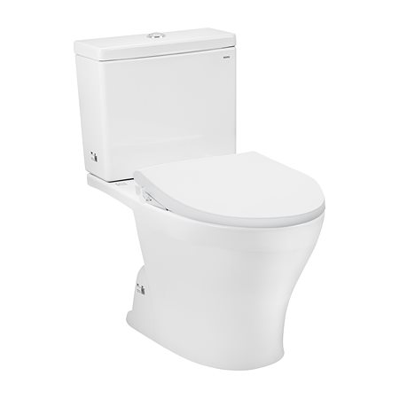 Bàn cầu 2 khối kèm nắp rửa cơ ECOWASHER TCW1211A TOTO CS326DE4XW