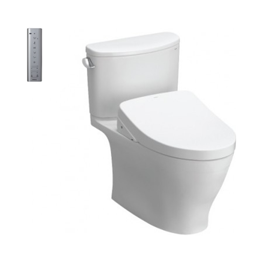 Bàn cầu hai khối kèm nắp rửa điện tử WASHLET dòng S7 TOTO CS767CRW12XW