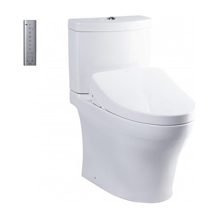 Bàn cầu hai khối kèm nắp rửa điện tử WASHLET dòng S7 TOTO CS769CDRW12XW