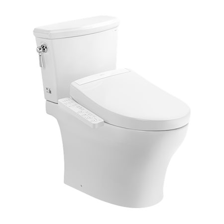 Bàn cầu hai khối kèm nắp rửa điện tử WASHLET dòng S2 – TCF33461GAA TOTO CS986CGW24#XW