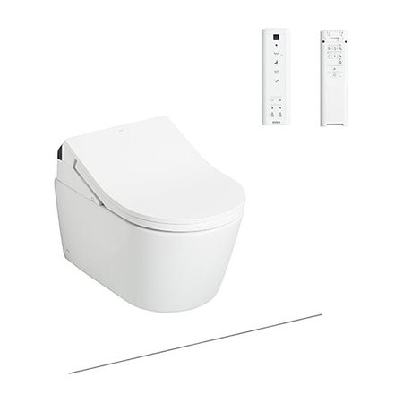 Bàn cầu treo tường kèm nắp rửa điện tử WASHLET seri RX (Có tính năng tự động xả) CW542HME5UNW1_TCF795C2Z_WH172 TOTO