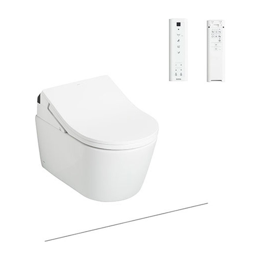 Bàn cầu treo tường kèm nắp rửa điện tử WASHLET seri RX (Có tính năng tự động xả) CW542HME5UNW1_TCF795C2Z_WH172 TOTO
