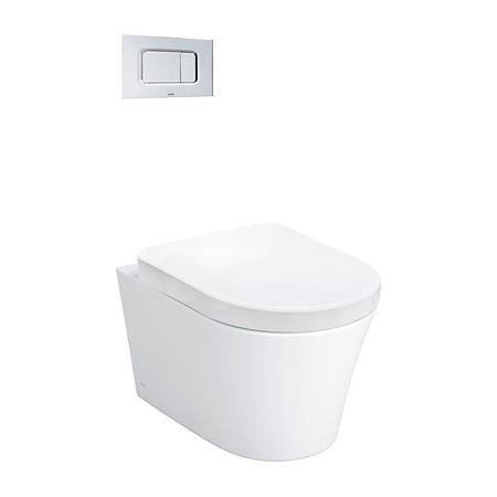 Bàn cầu treo tường kèm nắp đóng êm TOTO CW553_TC384CVK_WH172A_MB170P
