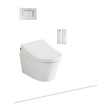 Bàn cầu treo tường kèm nắp rửa điện tử dòng S5 TOTO CW553_TCF34320GAA_WH172A_MB170PSS
