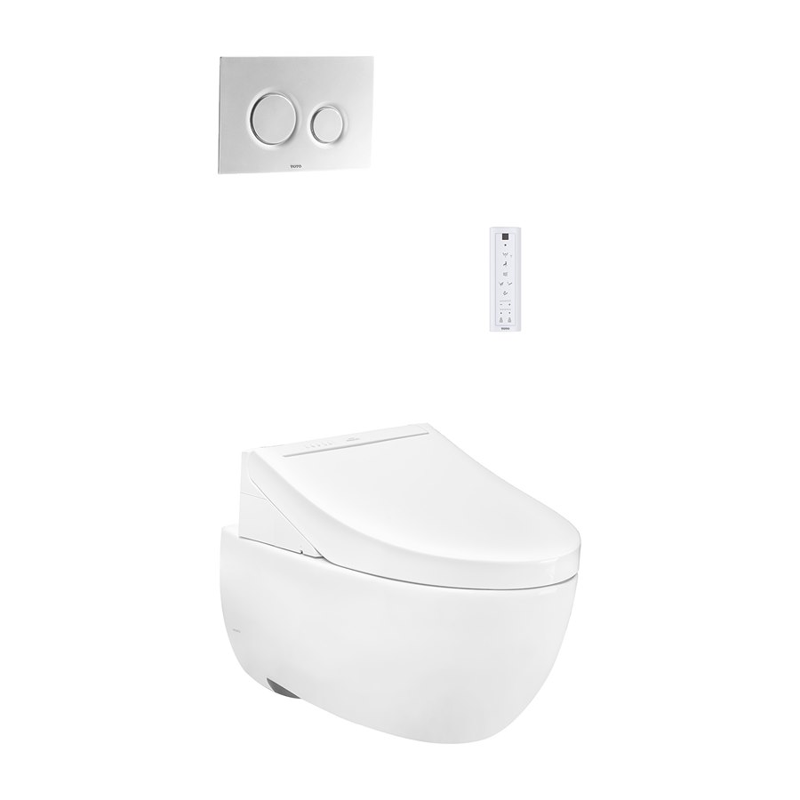 Bàn cầu treo tường LP Series kèm nắp rửa điện tử WASHLET C5 TOTO CW812RA_TCF24410AAA_WH172A_MB174PWH