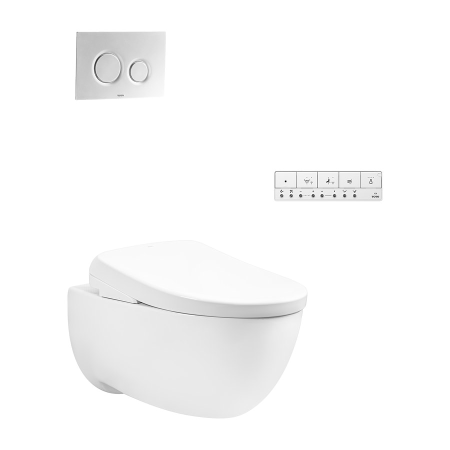 Bàn cầu treo tường kết hợp nắp rửa điện tử WASHLET dòng S7 – TCF47360GAA TOTO CW812REA_TCF47360GAA_WH172AAT_TCA546