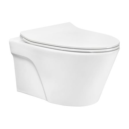 Bàn cầu treo tường kết hợp nắp đóng êm TC600VS TOTO CW822RA_TC600VS_WH172A_MB170PSS