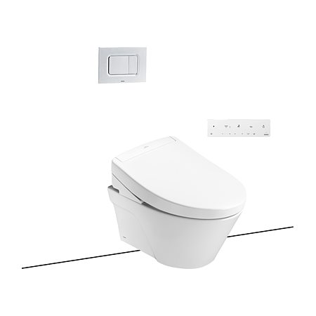 Bàn cầu treo tường kèm nắp rửa điện tử WASHLET dòng S5 – TCF34461GAA CW822REA_TCF34461GAA_WH172AT_TCA465_MB175 TOTO