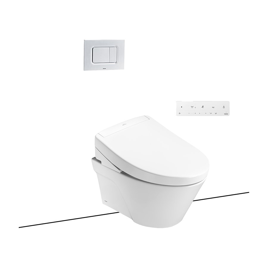 Bàn cầu treo tường kèm nắp rửa điện tử WASHLET dòng S5 – TCF34461GAA CW822REA_TCF34461GAA_WH172AT_TCA465_MB175 TOTO
