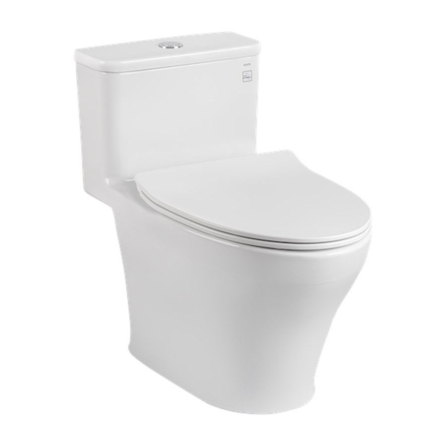Bàn cầu một khối kèm nắp đóng êm TC600VS TOTO MS857DT8#XW