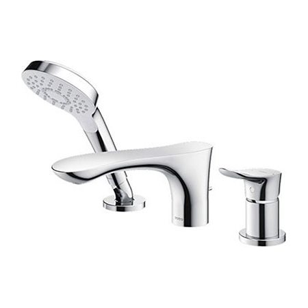 Bộ vòi xả bồn tắm nóng lạnh kèm sen tắm GO (3 lỗ) TOTO TBG01305BB#PARENT
