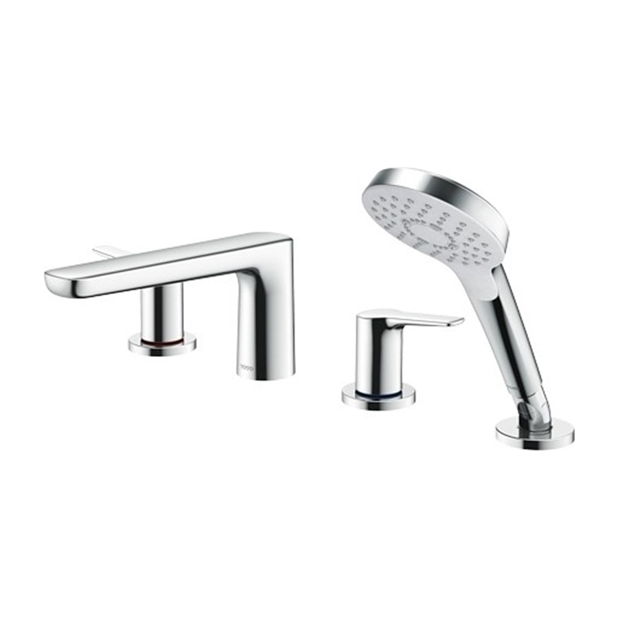 Bộ vòi xả bồn tắm TBG03202B kèm sen tắm GS (4 lỗ) TOTO TBG03202BB#PARENT