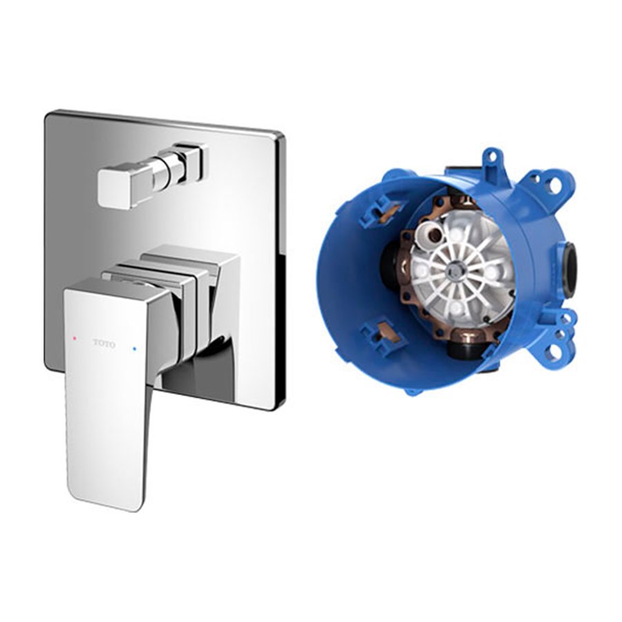 Van gật gù điều chỉnh nóng lạnh GE kèm nút chuyển hướng và phụ kiện âm tường TOTO TBG07304VA_TBN01001B#PARENT