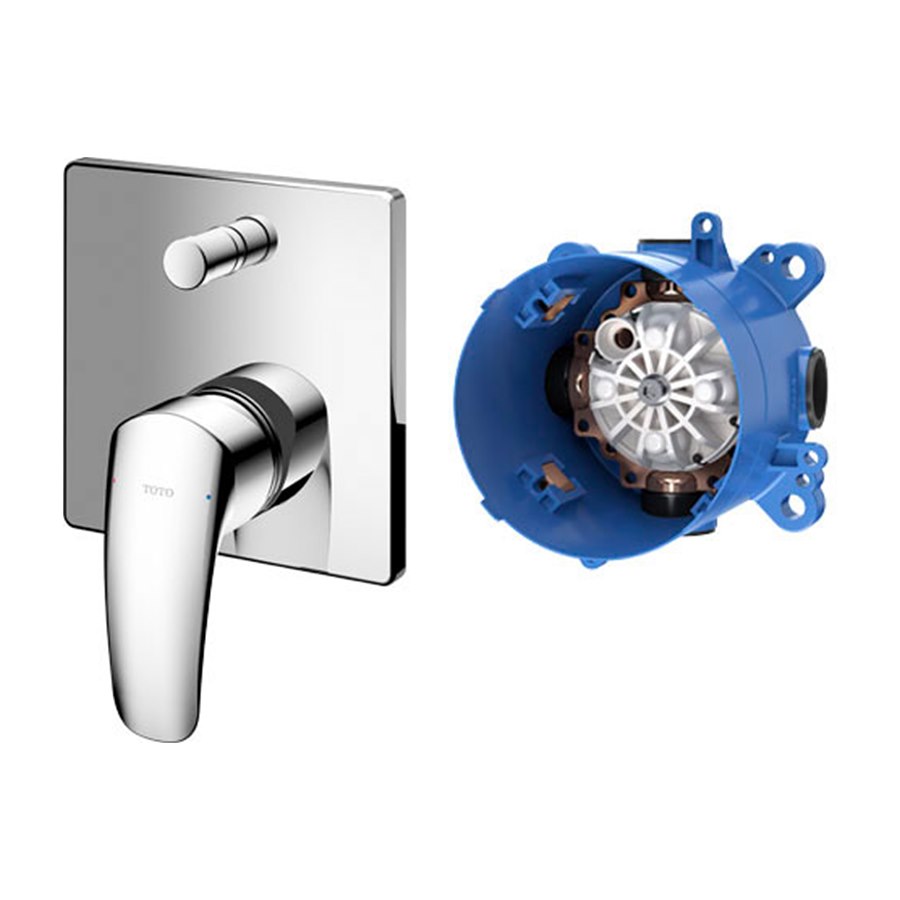 Van gật gù điều chỉnh nóng lạnh GM kèm nút chuyển hướng và phụ kiện âm tường TOTO TBG09304VA_TBN01001B#PARENT