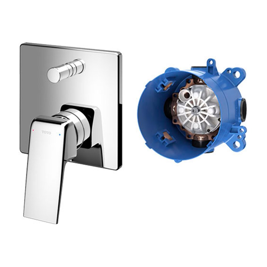 Van gật gù điều chỉnh nóng lạnh GB kèm nút chuyển hướng và phụ kiện âm tường TOTO TBG10304VA_TBN01001B#PARENT