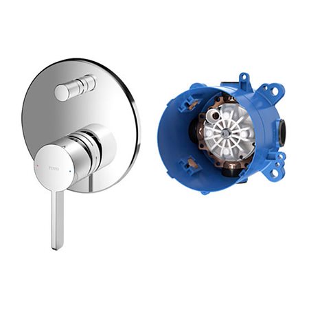 Van gật gù điều chỉnh nóng lạnh GF kèm nút chuyển hướng và phụ kiện âm tường TOTO TBG11304VA_TBN01001B#PARENT