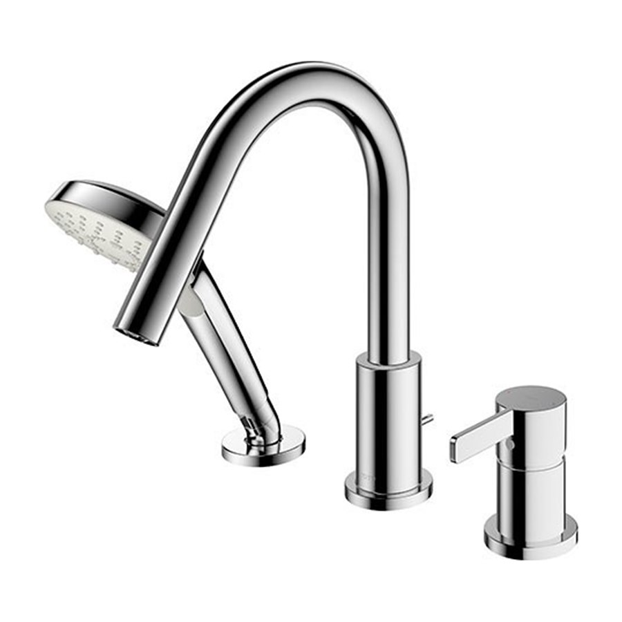 Vòi xả bồn nóng lạnh kèm sen tắm GF (3 lỗ) TOTO TBG11305AA#PARENT
