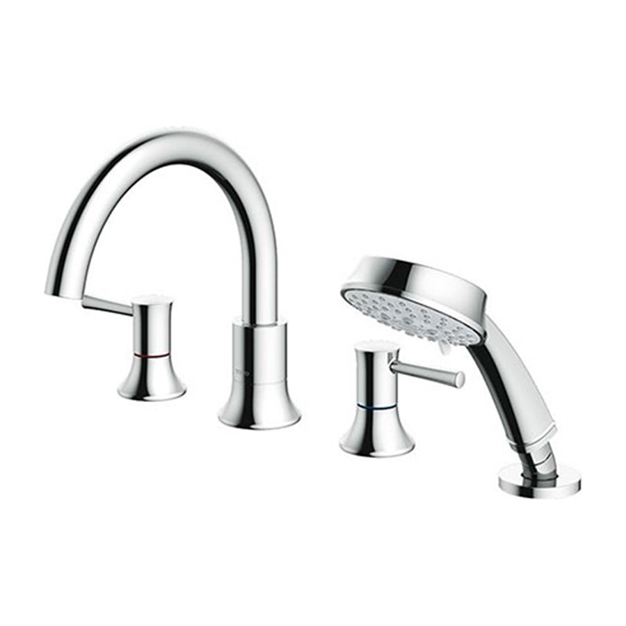 Vòi xả bồn nóng lạnh kèm sen tắm LN (4 lỗ) TOTO TBS02202BA