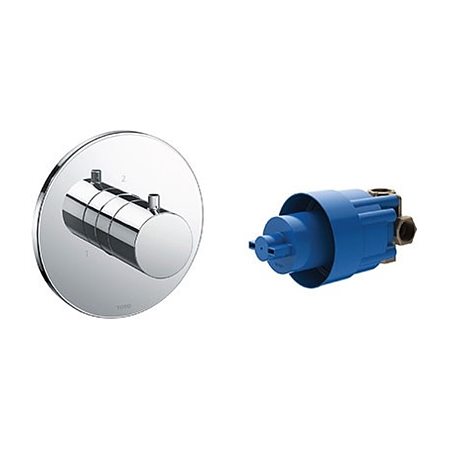 Van chuyển hướng (2 đường nước ra) kèm phụ kiện âm tường, không kèm van dừng TOTO TBV01103B_TBN01102B#PARENT