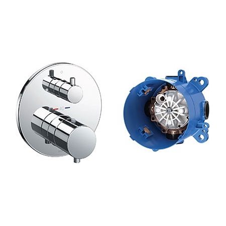 Van điều chỉnh nhiệt độ kèm van dừng và phụ kiện âm tường TOTO TBV01407B_TBN01001B#PARENT