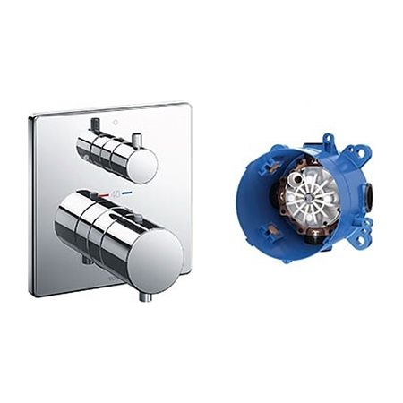 Van điều chỉnh nhiệt độ kèm van dừng và phụ kiện âm tường TOTO TBV02403B_TBN01001B#PARENT