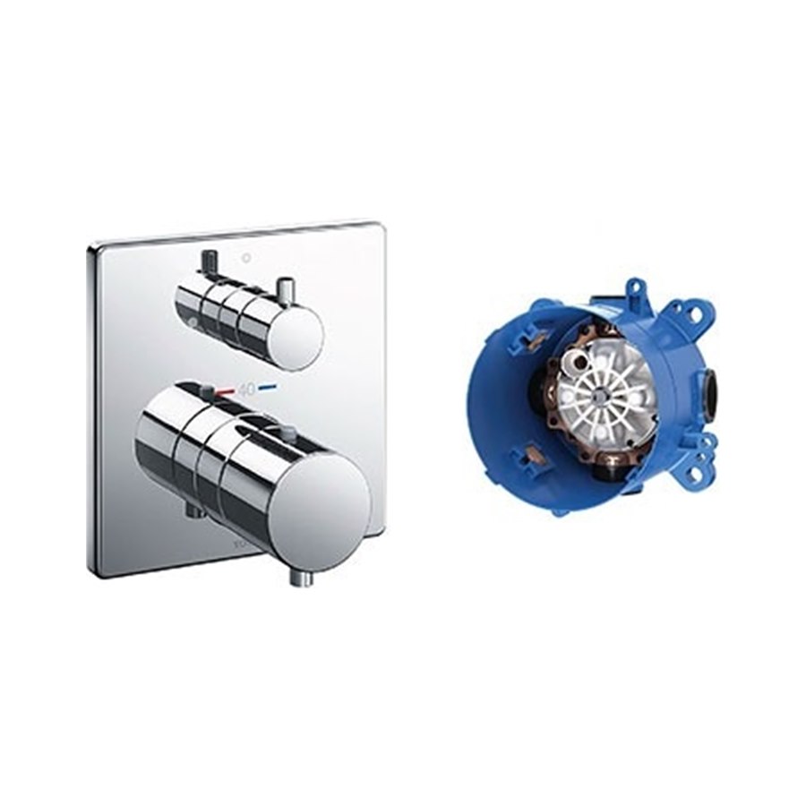 Van điều chỉnh nhiệt độ kèm van dừng và phụ kiện âm tường TOTO TBV02403B_TBN01001B#PARENT
