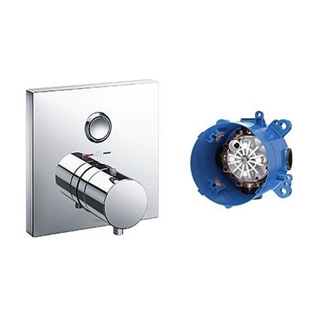 Van điều chỉnh nhiệt độ kèm van dừng và phụ kiện âm tường TOTO TBV02405B_TBN01001B#PARENT