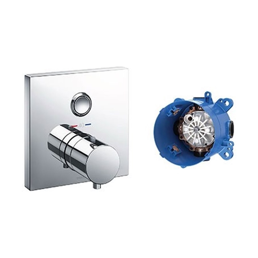 Van điều chỉnh nhiệt độ kèm van dừng và phụ kiện âm tường TOTO TBV02405B_TBN01001B#PARENT