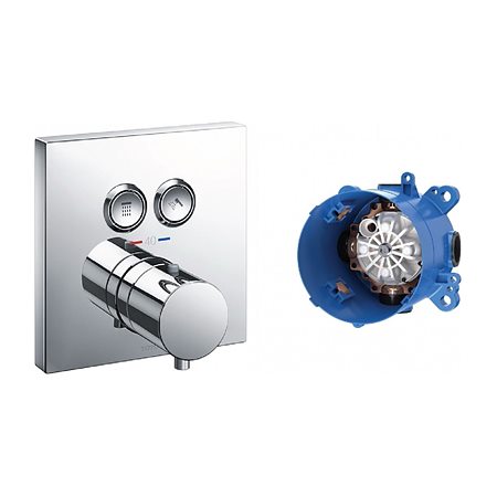Van điều chỉnh nhiệt độ kèm van chuyển hướng và phụ kiện âm tường TOTO TBV02406B_TBN01001B#PARENT