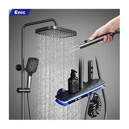 Bộ sen cây tắm đèn led cao cấp Enic TY