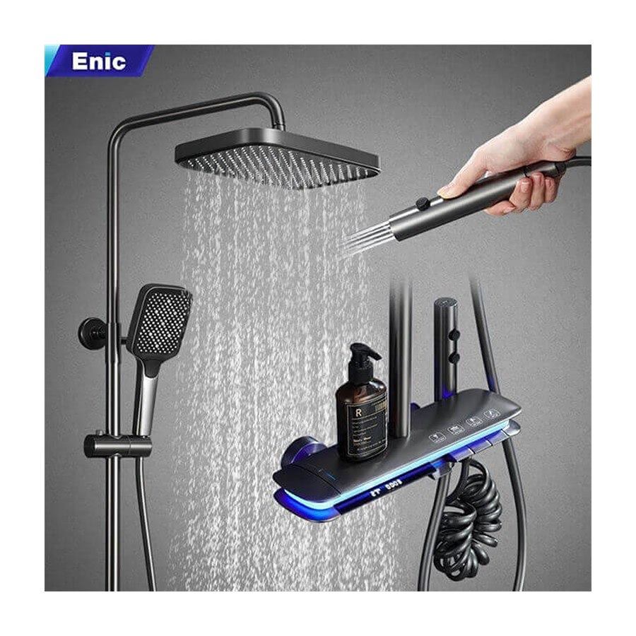 Bộ sen cây tắm đèn led cao cấp Enic TY