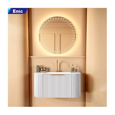 Bộ tủ lavabo gương led phòng tắm cao cấp Enic Classic Z6 80cm – 100cm