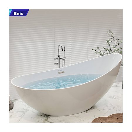 Bồn tắm nằm bán nguyệt nhựa Acrylic Enic BN01, BN02 1m7 – 1m8