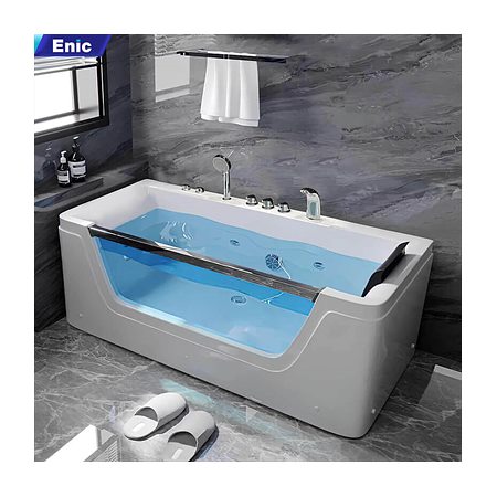 Bồn tắm nằm kính massage nhựa Acrylic Enic M02 1m5 – 1m7