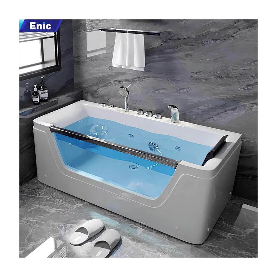 Bồn tắm nằm kính massage nhựa Acrylic Enic M02 1m5 – 1m7