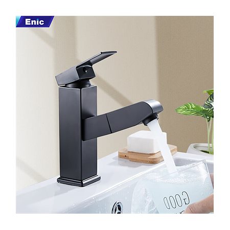 Vòi kéo lavabo vuông Enic