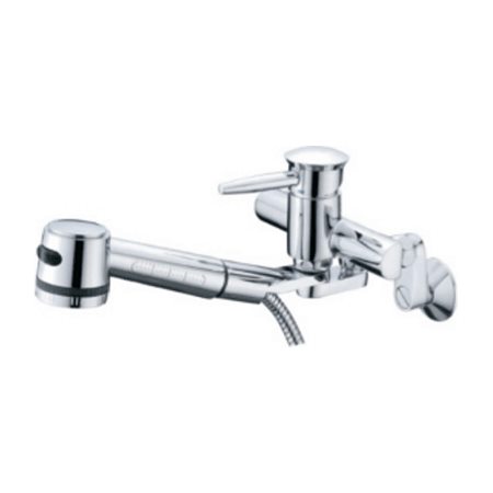 Vòi Rửa Bát Cắm Tường Rút Sen ECOFA E 3306