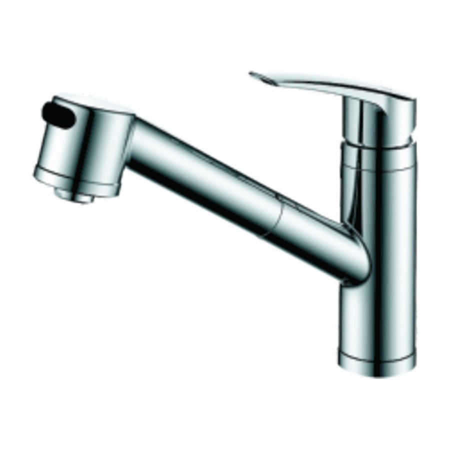Vòi Rửa Bát Hàn Quốc Có Rút Sen ECOFA E 215