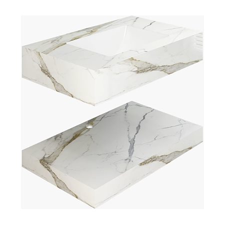 Chậu bàn đá 2 tầng Viglacera PHL-9S01P